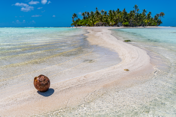 vue du motu rangiroa